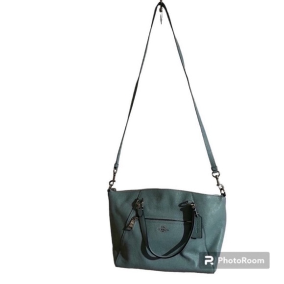 Coach Prairie Dusty Blue Satchel Crossbody - Picture 6 of 8